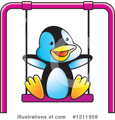 Royalty-Free (RF) Penguin Clipart Illustration by Lal Perera - Stock Sample #1211958