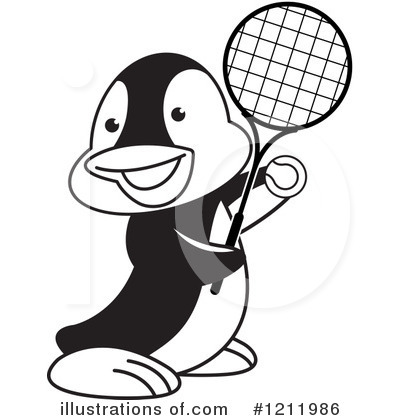 Royalty-Free (RF) Penguin Clipart Illustration by Lal Perera - Stock Sample #1211986