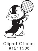 Penguin Clipart #1211986 by Lal Perera