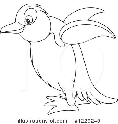 Royalty-Free (RF) Penguin Clipart Illustration by Alex Bannykh - Stock Sample #1229245