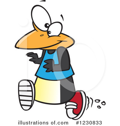 Royalty-Free (RF) Penguin Clipart Illustration by toonaday - Stock Sample #1230833