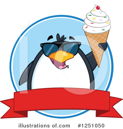 Royalty-Free (RF) Penguin Clipart Illustration by Hit Toon - Stock Sample #1251050