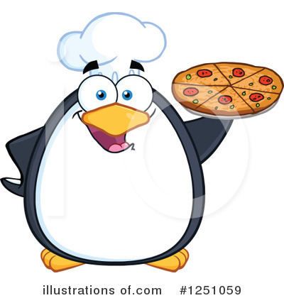 Royalty-Free (RF) Penguin Clipart Illustration by Hit Toon - Stock Sample #1251059
