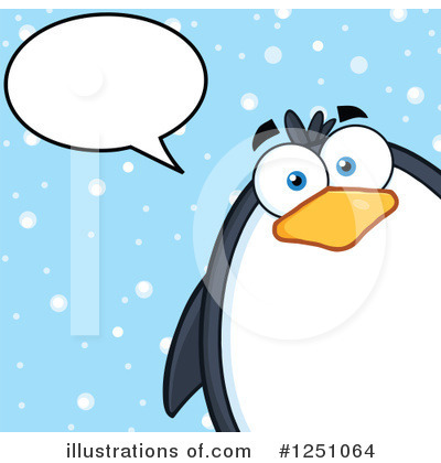 Royalty-Free (RF) Penguin Clipart Illustration by Hit Toon - Stock Sample #1251064