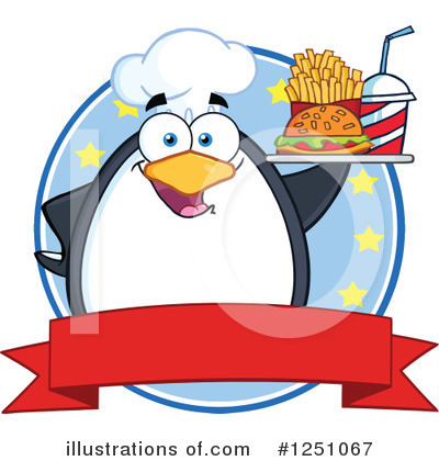 Royalty-Free (RF) Penguin Clipart Illustration by Hit Toon - Stock Sample #1251067