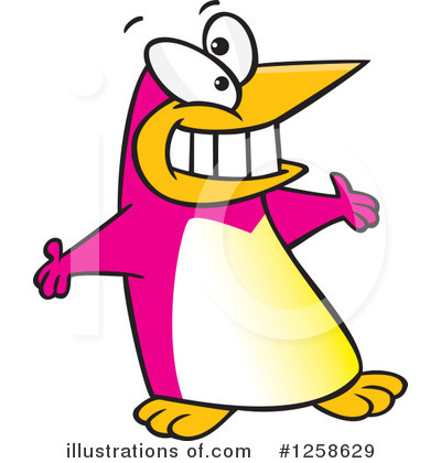 Royalty-Free (RF) Penguin Clipart Illustration by toonaday - Stock Sample #1258629