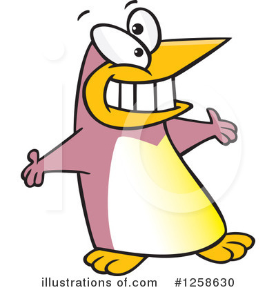 Royalty-Free (RF) Penguin Clipart Illustration by toonaday - Stock Sample #1258630