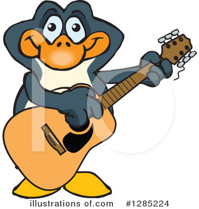 Penguin Clipart #1285224 by Dennis Holmes Designs