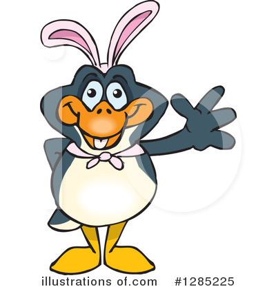 Penguin Clipart #1285225 by Dennis Holmes Designs