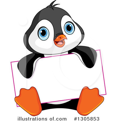 Royalty-Free (RF) Penguin Clipart Illustration by Pushkin - Stock Sample #1305853