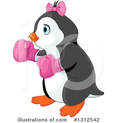 Royalty-Free (RF) Penguin Clipart Illustration by Pushkin - Stock Sample #1312542