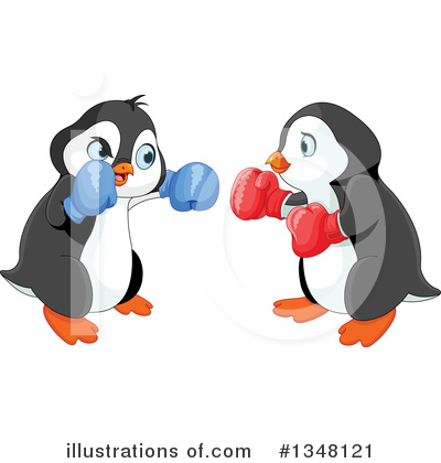 Royalty-Free (RF) Penguin Clipart Illustration by Pushkin - Stock Sample #1348121