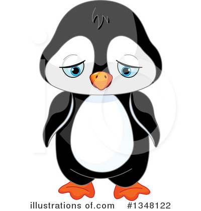 Royalty-Free (RF) Penguin Clipart Illustration by Pushkin - Stock Sample #1348122