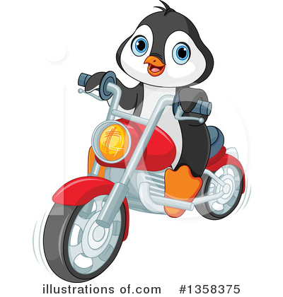 Royalty-Free (RF) Penguin Clipart Illustration by Pushkin - Stock Sample #1358375