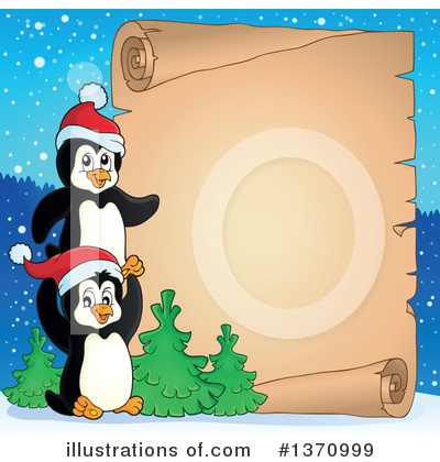 Royalty-Free (RF) Penguin Clipart Illustration by visekart - Stock Sample #1370999