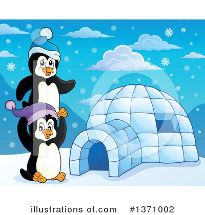 Royalty-Free (RF) Penguin Clipart Illustration by visekart - Stock Sample #1371002