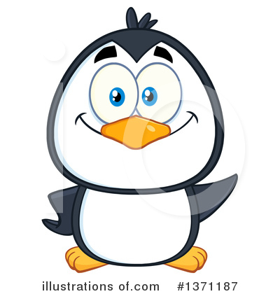 Royalty-Free (RF) Penguin Clipart Illustration by Hit Toon - Stock Sample #1371187