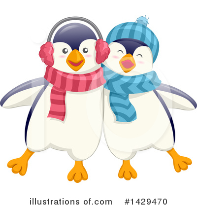 Penguins Clipart #1429470 by BNP Design Studio