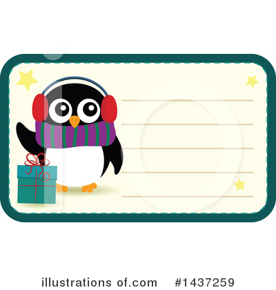Royalty-Free (RF) Penguin Clipart Illustration by visekart - Stock Sample #1437259