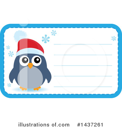 Royalty-Free (RF) Penguin Clipart Illustration by visekart - Stock Sample #1437261