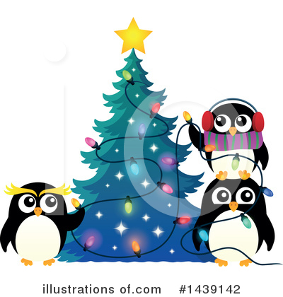 Penguin Clipart #1439142 by visekart