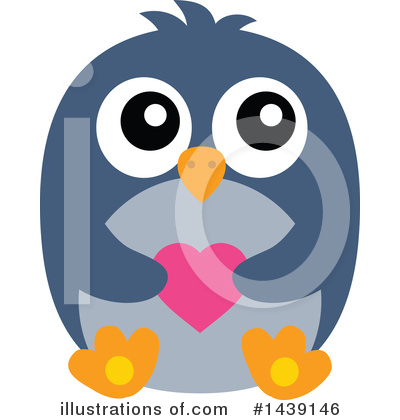 Royalty-Free (RF) Penguin Clipart Illustration by visekart - Stock Sample #1439146