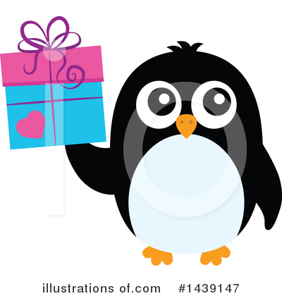 Royalty-Free (RF) Penguin Clipart Illustration by visekart - Stock Sample #1439147
