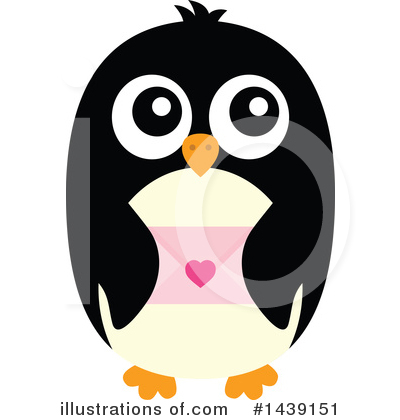 Royalty-Free (RF) Penguin Clipart Illustration by visekart - Stock Sample #1439151