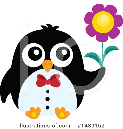 Royalty-Free (RF) Penguin Clipart Illustration by visekart - Stock Sample #1439152