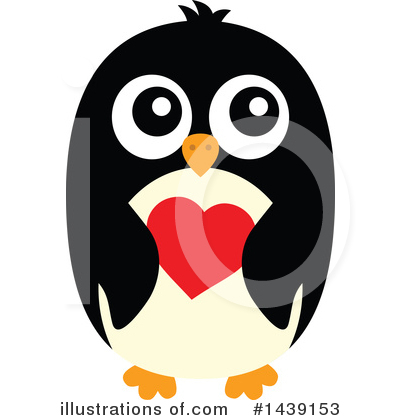 Royalty-Free (RF) Penguin Clipart Illustration by visekart - Stock Sample #1439153