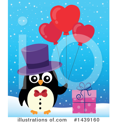 Royalty-Free (RF) Penguin Clipart Illustration by visekart - Stock Sample #1439160