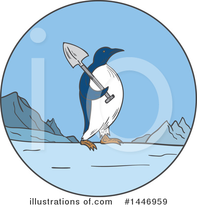 Antarctica Clipart #1446959 by patrimonio