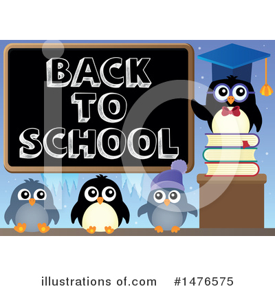 Royalty-Free (RF) Penguin Clipart Illustration by visekart - Stock Sample #1476575