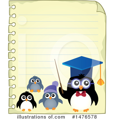 Royalty-Free (RF) Penguin Clipart Illustration by visekart - Stock Sample #1476578