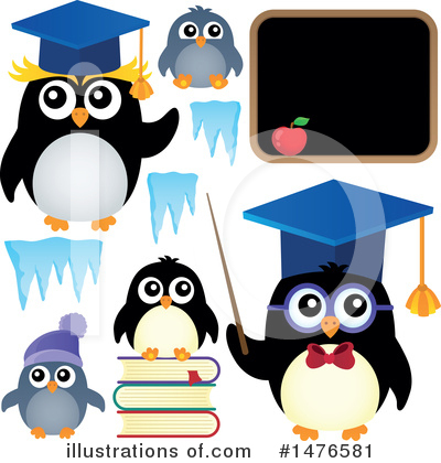 Royalty-Free (RF) Penguin Clipart Illustration by visekart - Stock Sample #1476581