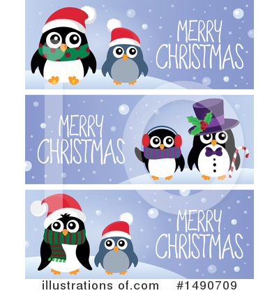 Royalty-Free (RF) Penguin Clipart Illustration by visekart - Stock Sample #1490709