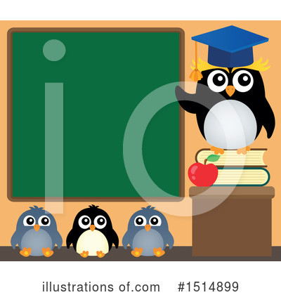 Royalty-Free (RF) Penguin Clipart Illustration by visekart - Stock Sample #1514899