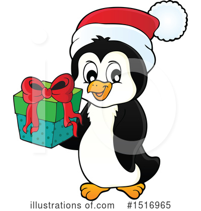 Royalty-Free (RF) Penguin Clipart Illustration by visekart - Stock Sample #1516965