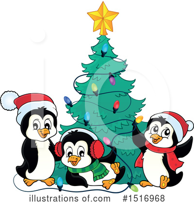 Royalty-Free (RF) Penguin Clipart Illustration by visekart - Stock Sample #1516968