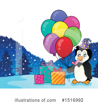 Royalty-Free (RF) Penguin Clipart Illustration by visekart - Stock Sample #1516992