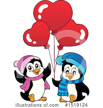 Royalty-Free (RF) Penguin Clipart Illustration by visekart - Stock Sample #1519124