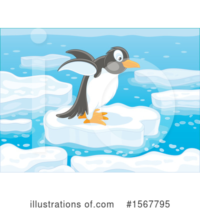 Royalty-Free (RF) Penguin Clipart Illustration by Alex Bannykh - Stock Sample #1567795