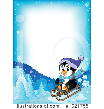 Royalty-Free (RF) Penguin Clipart Illustration by visekart - Stock Sample #1621755