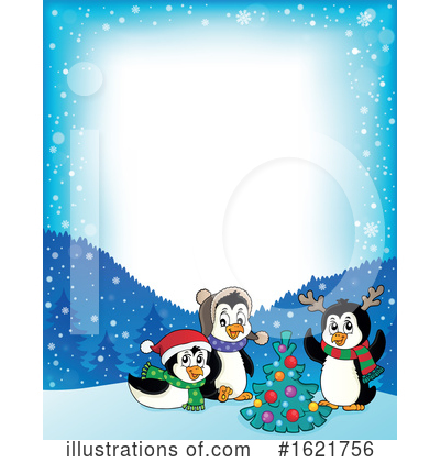 Royalty-Free (RF) Penguin Clipart Illustration by visekart - Stock Sample #1621756