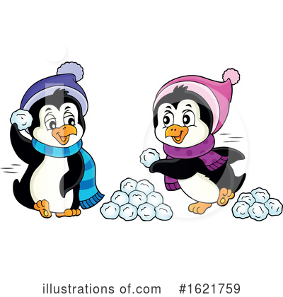 Snowball Fight Clipart #1621759 by visekart