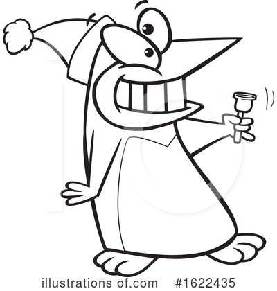 Royalty-Free (RF) Penguin Clipart Illustration by toonaday - Stock Sample #1622435