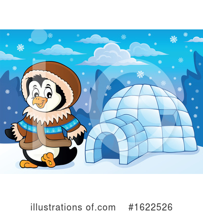 Royalty-Free (RF) Penguin Clipart Illustration by visekart - Stock Sample #1622526