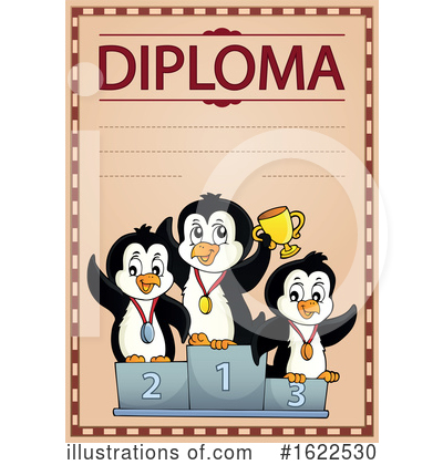 Royalty-Free (RF) Penguin Clipart Illustration by visekart - Stock Sample #1622530