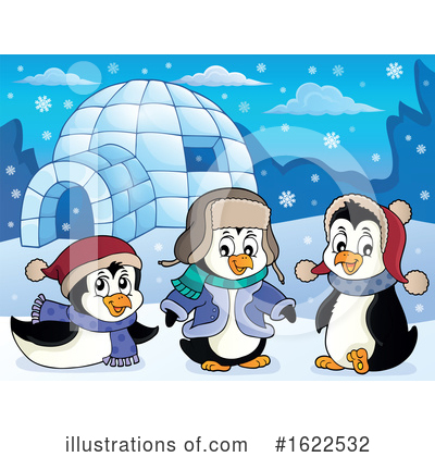 Royalty-Free (RF) Penguin Clipart Illustration by visekart - Stock Sample #1622532