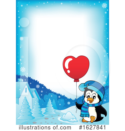 Royalty-Free (RF) Penguin Clipart Illustration by visekart - Stock Sample #1627841